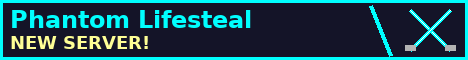Phantom Lifesteal Minecraft Server banner