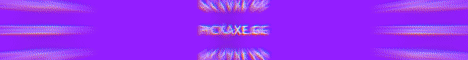 Pickaxe.gg Minecraft Server banner