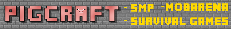 Pigcraft QC Minecraft Server banner