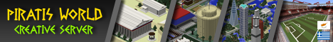 Piratis World (Creative) Minecraft Server banner