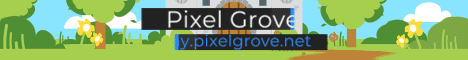 Pixel Grove Minecraft Server banner