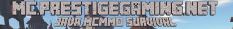 PrestigeGaming Minecraft Server banner