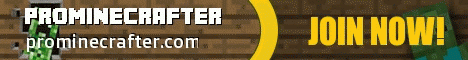 Prominecrafter Minecraft Server banner