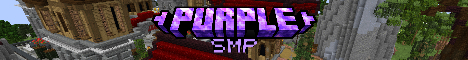 Purple SMP Minecraft Server banner