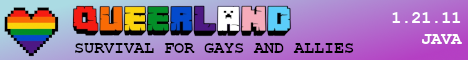 Queerland Minecraft Server banner