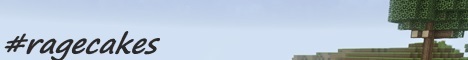 #ragecakes HARD Survival Minecraft Server banner