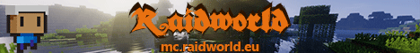 Raidworld Vanilla Server Minecraft Server banner