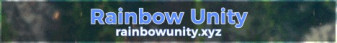 Rainbow Unity Minecraft Server banner