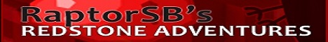 RaptorSBs Redstone Adventures Minecraft Server banner