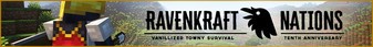 Ravenkraft Nations Minecraft Server banner