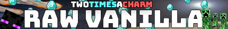Raw Vanilla Minecraft Server banner