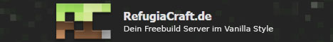 RefugiaCraft.de Minecraft Server banner