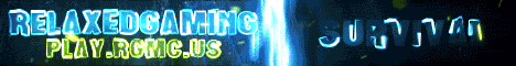 RelaxedGamingMC Minecraft Server banner