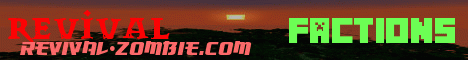 Revival-Zombie Minecraft Server banner