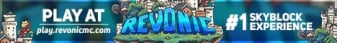 RevonicMC Minecraft Server banner