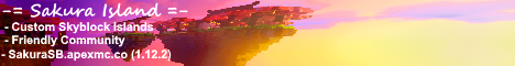 Sakura Island Minecraft Server banner