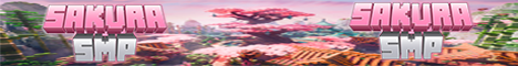 SakuraSMP Minecraft Server banner