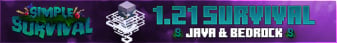 Simple Survival Minecraft Server banner