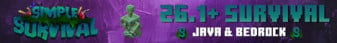 Simple Survival Minecraft Server banner