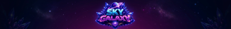 Sky Galaxy Minecraft Server banner
