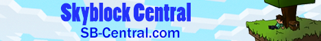 Skyblock Central Minecraft Server banner