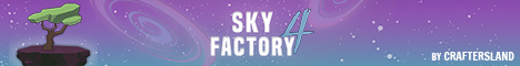 SkyFactory 4 by CraftersLand Minecraft Server banner