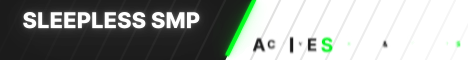 Sleepless SMP Minecraft Server banner