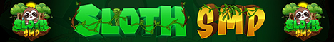 Sloth SMP Minecraft Server banner