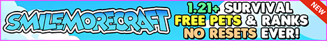 SmileMoreCraft Minecraft Server banner