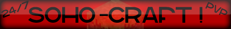 Soho-Craft Minecraft Server banner