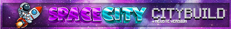SpaceCity.world Minecraft Server banner