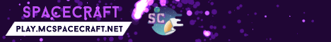 SpaceCraft Minecraft Server banner