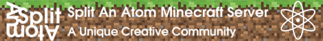Split An Atom Minecraft Server banner