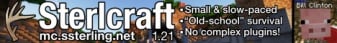 Sterlcraft Minecraft Server banner