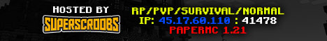 SuperScroobs MC Minecraft Server banner