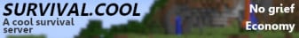 Survival.Cool Minecraft Server banner