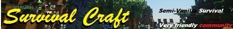 SurvivalCraft Minecraft Server banner