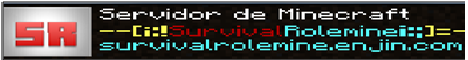 SurvivalRolemine Minecraft Server banner