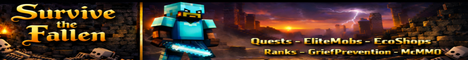 Survive the Fallen Minecraft Server banner