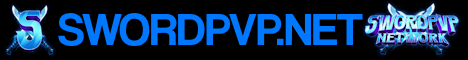 SwordPvP Network Minecraft Server banner