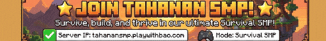 TahananSMP Minecraft Server banner