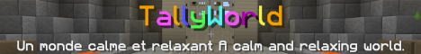 TallyWorld Minecraft Server banner