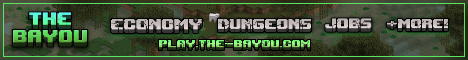 The Bayou Minecraft Server banner