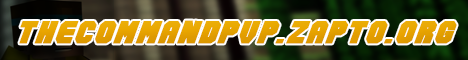 The Command PVP Minecraft Server banner