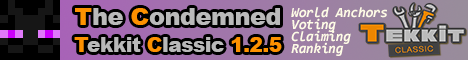 The Condemned Tekkit Classic Minecraft Server banner