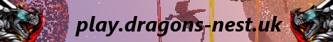 The Dragons Nest Minecraft Server banner
