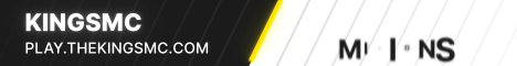The KingsMC Minecraft Server banner