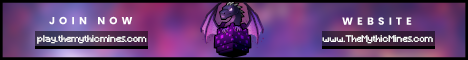 The Mythic Mines Minecraft Server banner