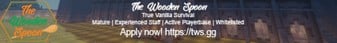 The Wooden Spoon Minecraft Server banner