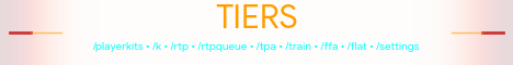 Tiers Minecraft Server banner